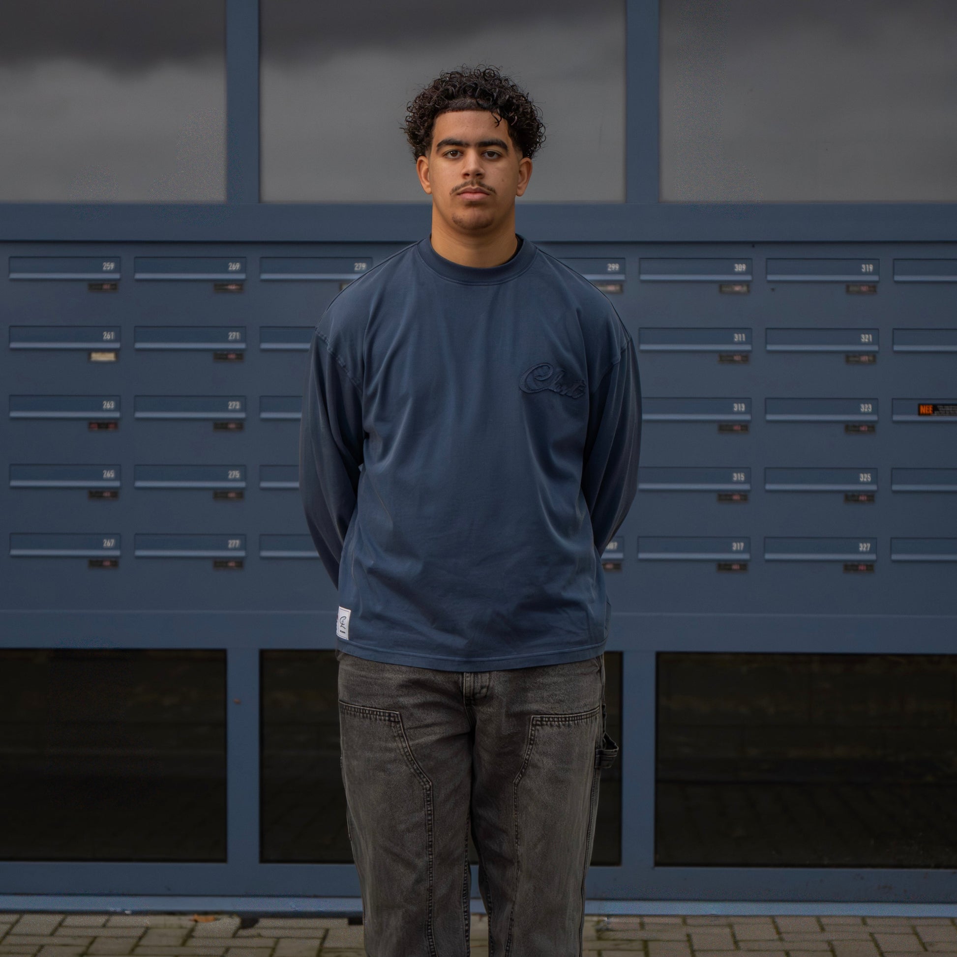 Navy BASICS long sleeve