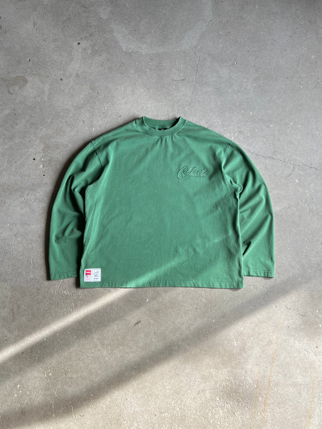 Green BASICS long sleeve