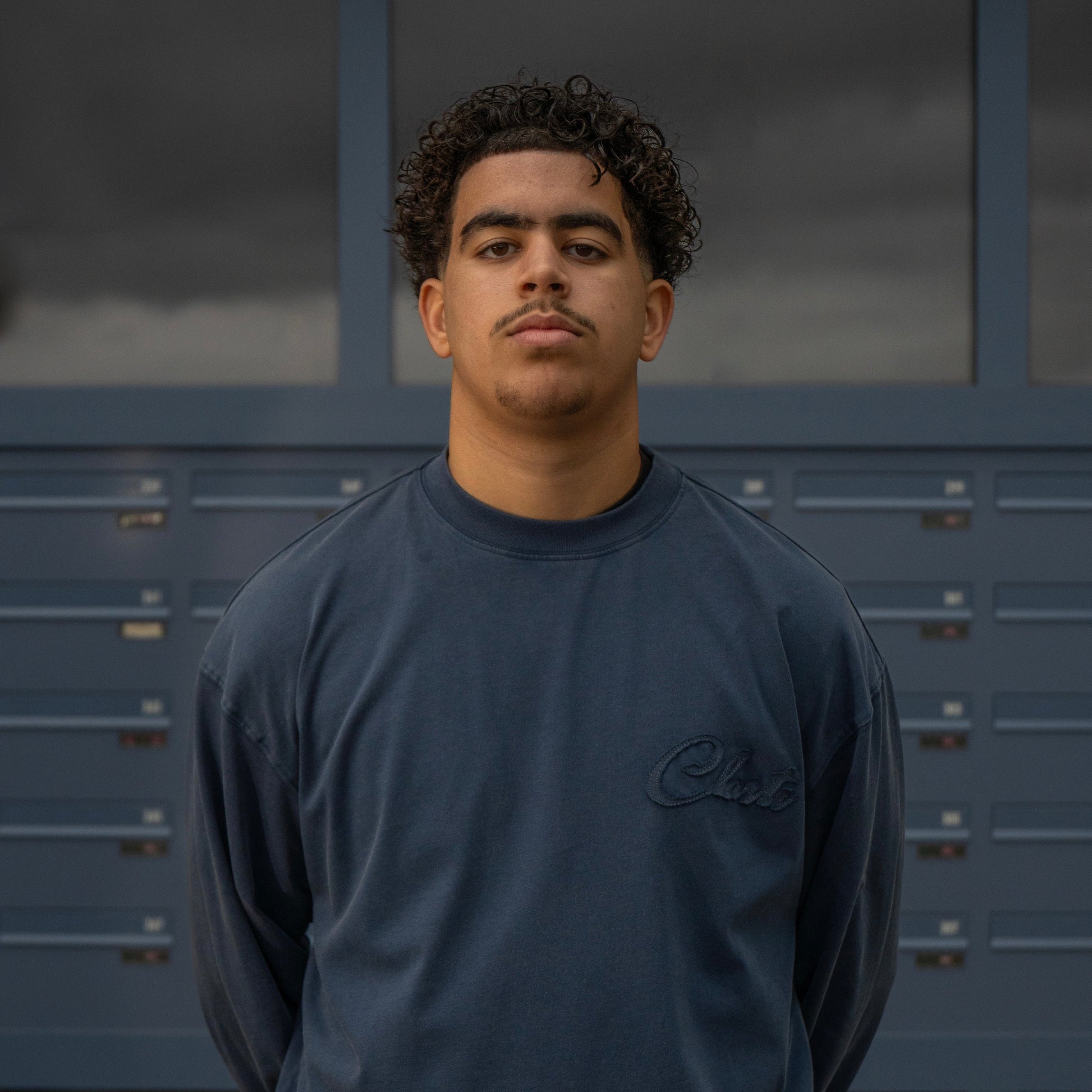 Navy BASICS long sleeve