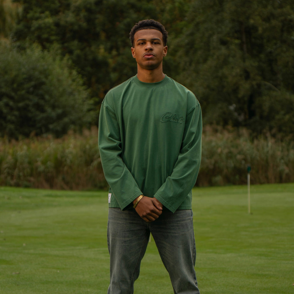 Green BASICS long sleeve