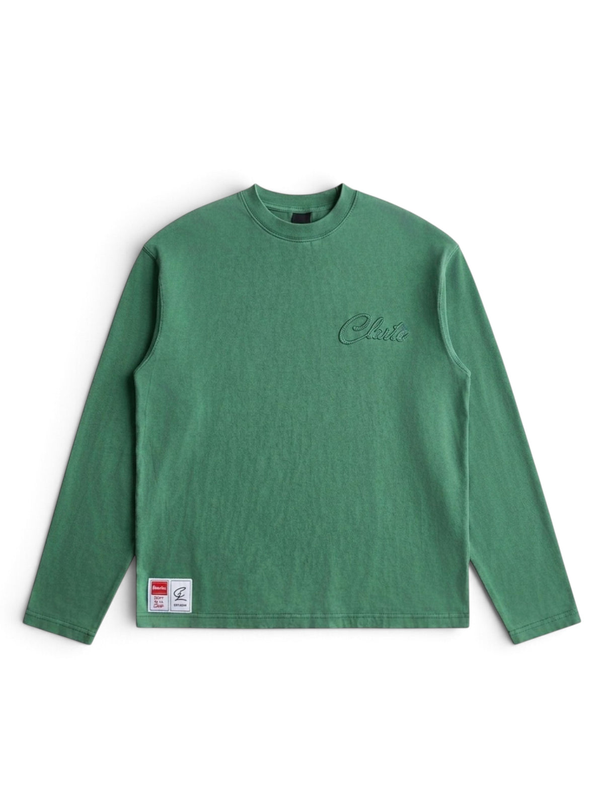 Green BASICS long sleeve